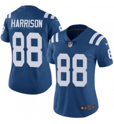 Womens Nike Indianapolis Colts 88 Marvin Harrison Royal Blue Team Color Vapor Untouchable Limited Player NFL Jersey