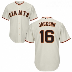 Youth Majestic San Francisco Giants 16 Austin Jackson Authentic Cream Home Cool Base MLB Jersey 