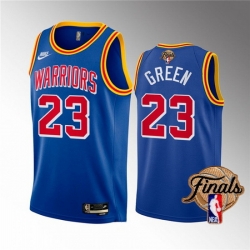 Youth Golden State Warriors 23 Draymond Green 2022 Royal NBA Finals Stitched Jersey