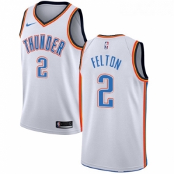 Womens Nike Oklahoma City Thunder 2 Raymond Felton Swingman White Home NBA Jersey Association Edition 