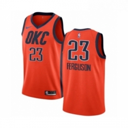 Womens Nike Oklahoma City Thunder 23 Terrance Ferguson Orange Swingman Jersey Earned Edition 