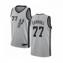 Womens San Antonio Spurs 77 DeMarre Carroll Swingman Silver Basketball Jersey Statement Edition 