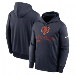 Men Chicago Bears Nike Performance Fleece Pullover Hoodie Mens