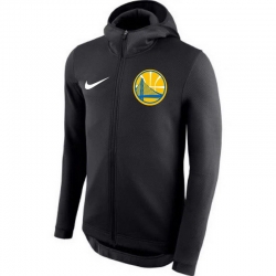 Men Golden State Warriors Nike Showtime Therma Flex Performance Full Zip Hoodie Black