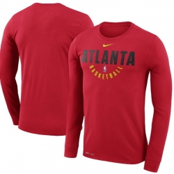 Atlanta Hawks Men Long T Shirt 005