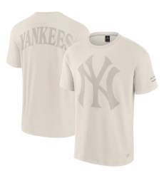 Men Fanatics Cream New York Yankees Elements Iconic T Shirt