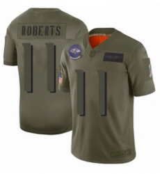 Womens Baltimore Ravens 11 Seth Roberts Limited Camo 2019 Salute to Service Football Jersey