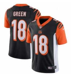 Youth Nike Cincinnati Bengals 18 AJ Green Vapor Untouchable Limited Black Team Color NFL Jersey