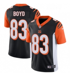 Youth Nike Cincinnati Bengals 83 Tyler Boyd Elite Black Team Color NFL Jersey