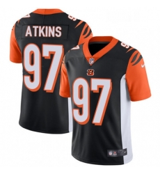 Youth Nike Cincinnati Bengals 97 Geno Atkins Elite Black Team Color NFL Jersey