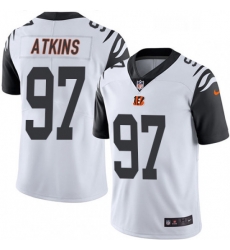 Youth Nike Cincinnati Bengals 97 Geno Atkins Limited White Rush Vapor Untouchable NFL Jersey