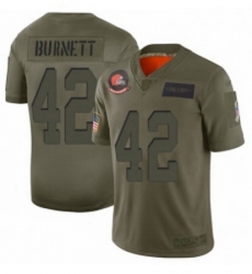 Youth Cleveland Browns 42 Morgan Burnett Limited Camo 2019 Salute to Service Football Jersey