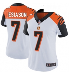 Womens Nike Cincinnati Bengals 7 Boomer Esiason Elite White NFL Jersey