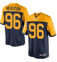 Nike Packers #96 Muhammad Wilkerson Navy Blue Alternate Youth Stitched NFL New Limited Jersey