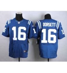 nike nfl jerseys indianapolis colts 16 dorsett blue[Elite]