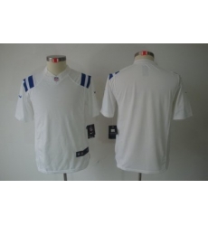 Youth Nike Indianapolis Colts Blank White Color Limited Jerseys