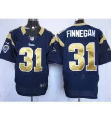 Nike St. Louis Rams 31 Cortland Finnegan Blue Elite NFL Jersey