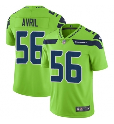 Nike Seahawks #56 Cliff Avril Green Mens Stitched NFL Limited Rush Jersey