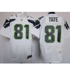 Nike Seattle Seahawks 81 Golden Tate White Elite NFL Jersey