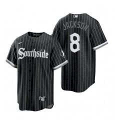 Men's Chicago White Sox Southside Bo Jackson Black 2021 Authentic Jersey