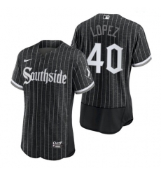 Men's White Sox Southside Reynaldo Lopez City Connect Authentic Jersey