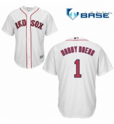 Youth Majestic Boston Red Sox 1 Bobby Doerr Replica White Home Cool Base MLB Jersey