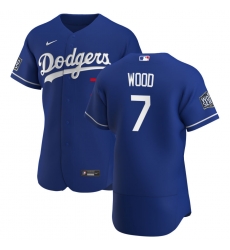 Men Los Angeles Dodgers 7 Julio Urias Men Nike Royal Alternate 2020 World Series Bound Flex Base Player MLB Jersey