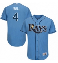 Mens Majestic Tampa Bay Rays 4 Blake Snell Columbia Alternate Flex Base Authentic Collection MLB Jersey