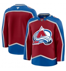 Men Colorado Avalanche Blank Burgundy 2024 25 Home Stitched Jersey