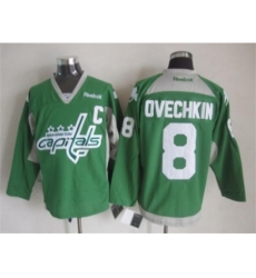 NHL Washington Capitals 8 alex Ovechkin green jerseys