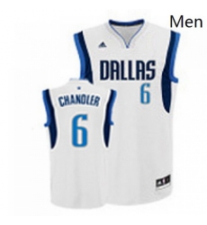 Mavericks Revolution 30 6 Tyson Chandler White Stitched NBA Jersey