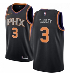 Youth Nike Phoenix Suns 3 Jared Dudley Swingman Black Alternate NBA Jersey Statement Edition