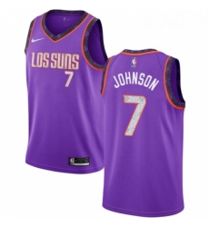 Youth Nike Phoenix Suns 7 Kevin Johnson Swingman Purple NBA Jersey 2018 19 City Edition