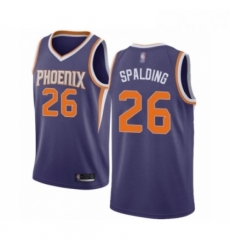 Youth Phoenix Suns 26 Ray Spalding Swingman Purple Basketball Jersey Icon Edition 