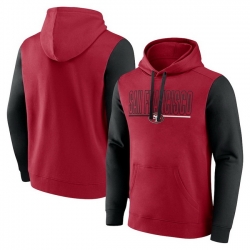 Men Black San Francisco 49Ers Outline Pullover Hoodie