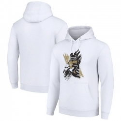 Men Starter White New Orleans Saints Player X Fleece Pullover Hoodie