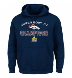 NFL Denver Broncos Majestic Super Bowl 50 Champions Beyond Victory Hoodie Navy