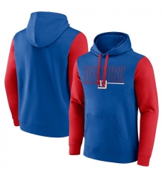 Men Red New York Giants Outline Pullover Hoodie