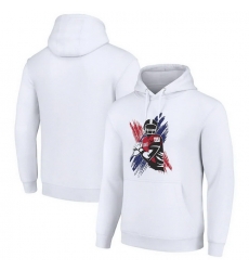 Men Starter White New York Giants Player X Fleece Pullover Hoodie