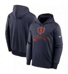 Men Chicago Bears Nike Performance Fleece Pullover Hoodie Mens