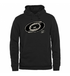 NHL Mens Carolina Hurricanes Black Rink Warrior Pullover Hoodie