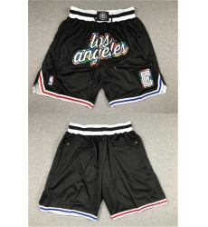 Men Los Angeles Clippers 2022 23 Black City Edition Shorts 