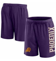 Men Phoenix Suns Purple Post Up Mesh Shorts 