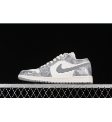 AIR JORDAN 1 LOW WHITE GREY