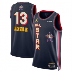 Men 2025 All Star 13 Jaren Jackson Jr  Navy Stitched Basketball Jersey