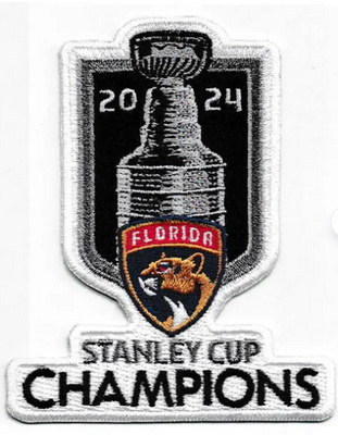 Youth 2024 NHL Panther Stanley  Cup Champions Patch Biaog